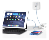USAMS Kabel 30W USB-C do Lightning 1m różowy - 1569146 - zdjęcie 2